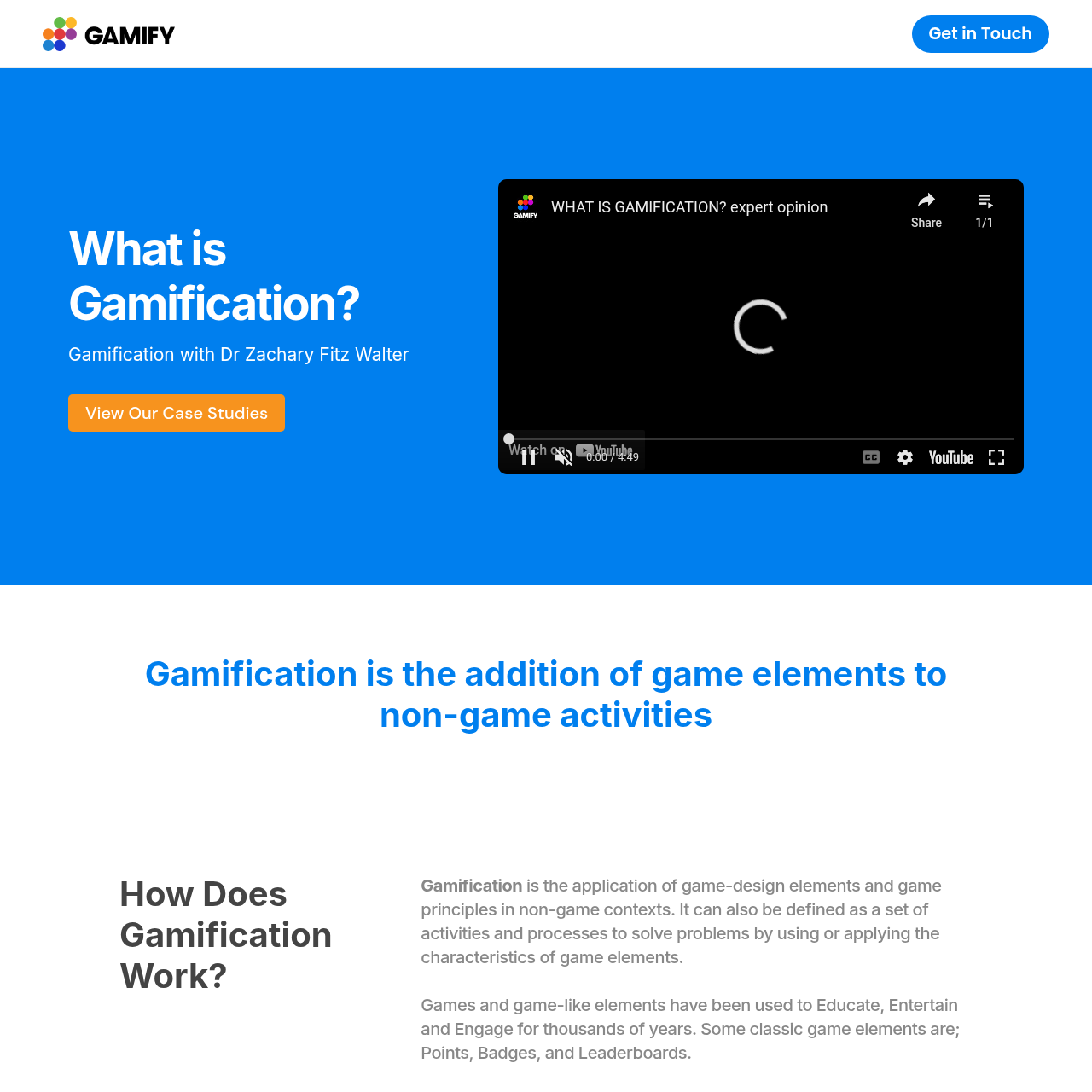 Gamify Platform