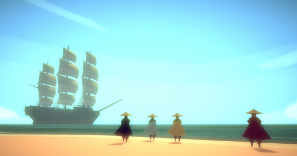 AMI serious gaming platform screenshot showing immersive learning experience